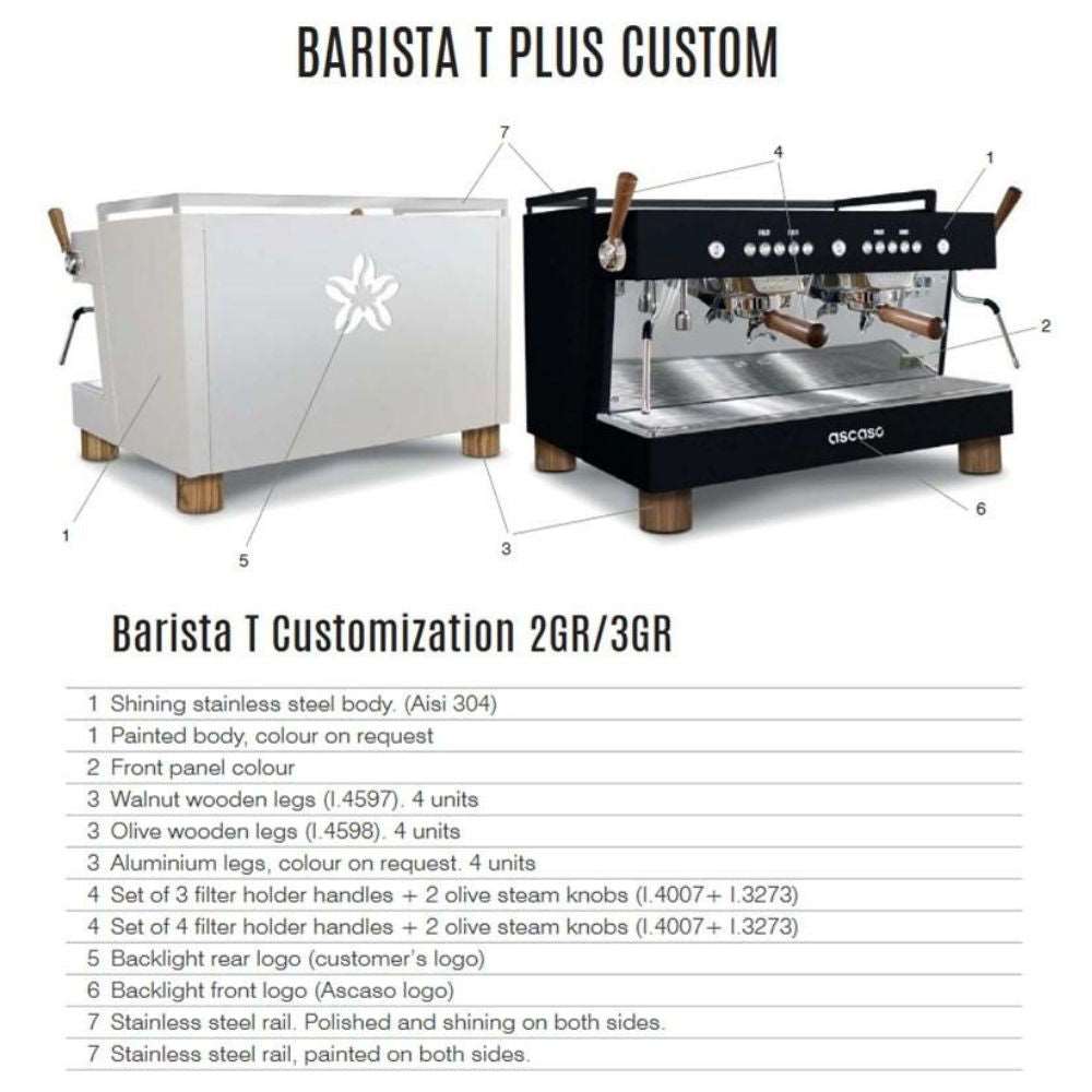 Ascaso Barista T Plus Raised