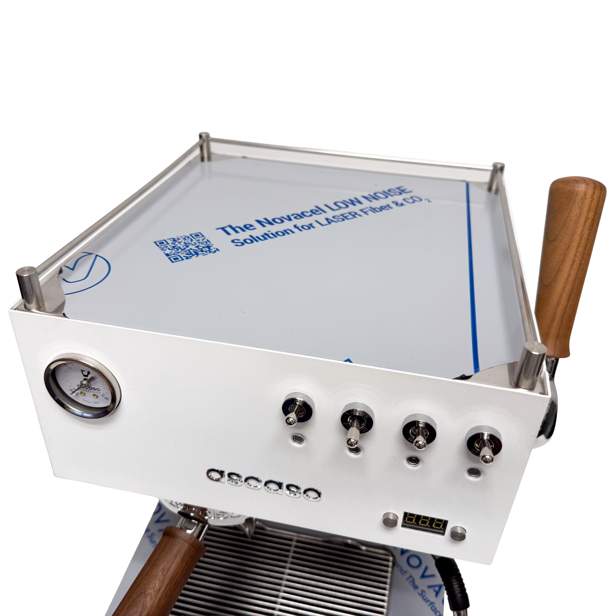 Ascaso Steel DUO PLUS - White - 20 Amp - Open Box