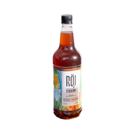 Bottle of Röj Yuum Cascara for beverages