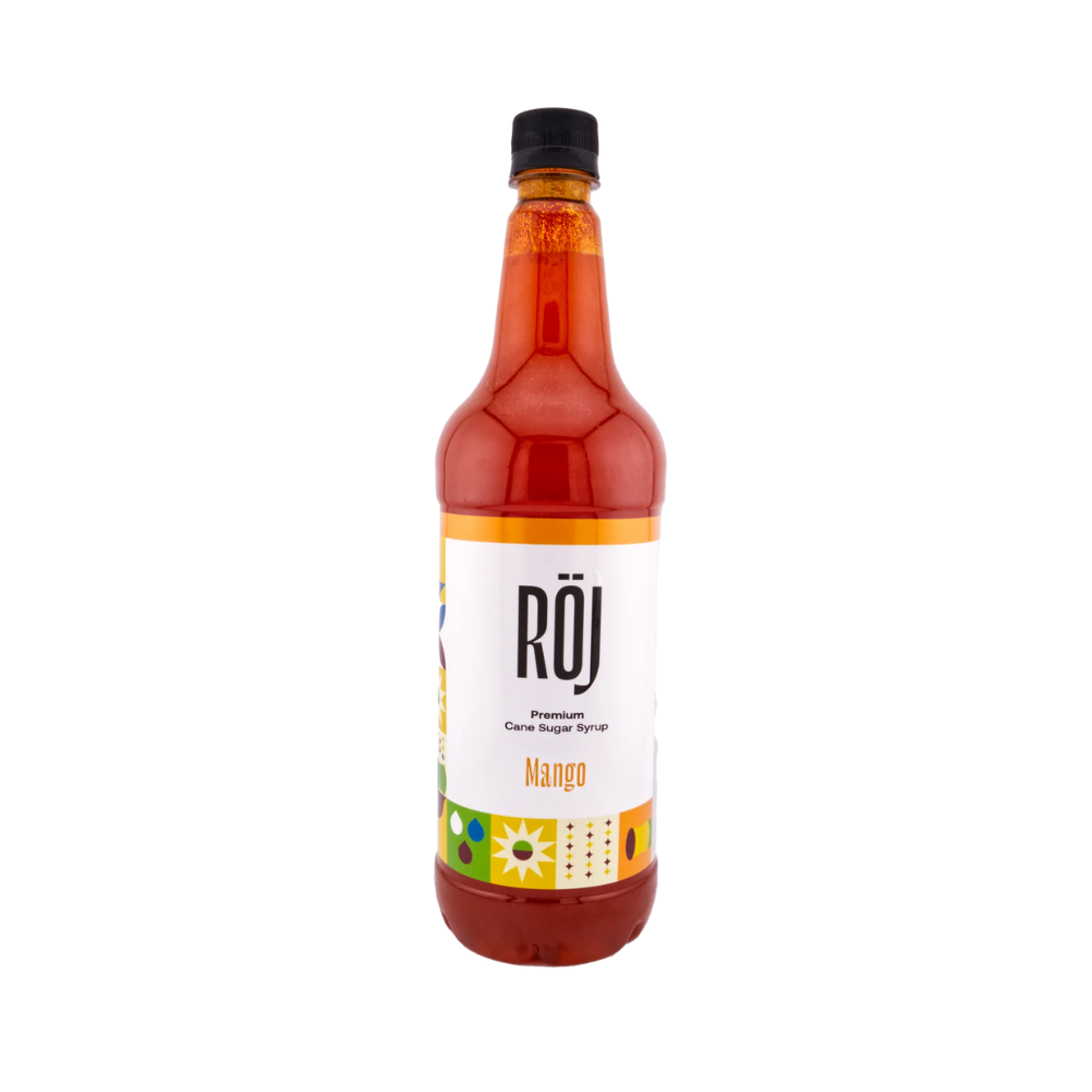 Bottle of Röj Mango syrup  for beverages