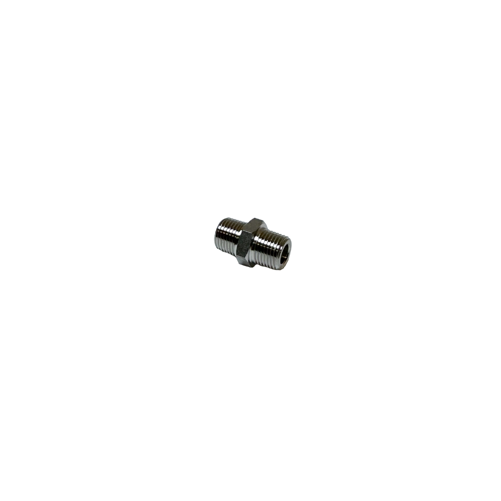 Ascaso Straight Connector 1/8 M-M Inox (I.2617)